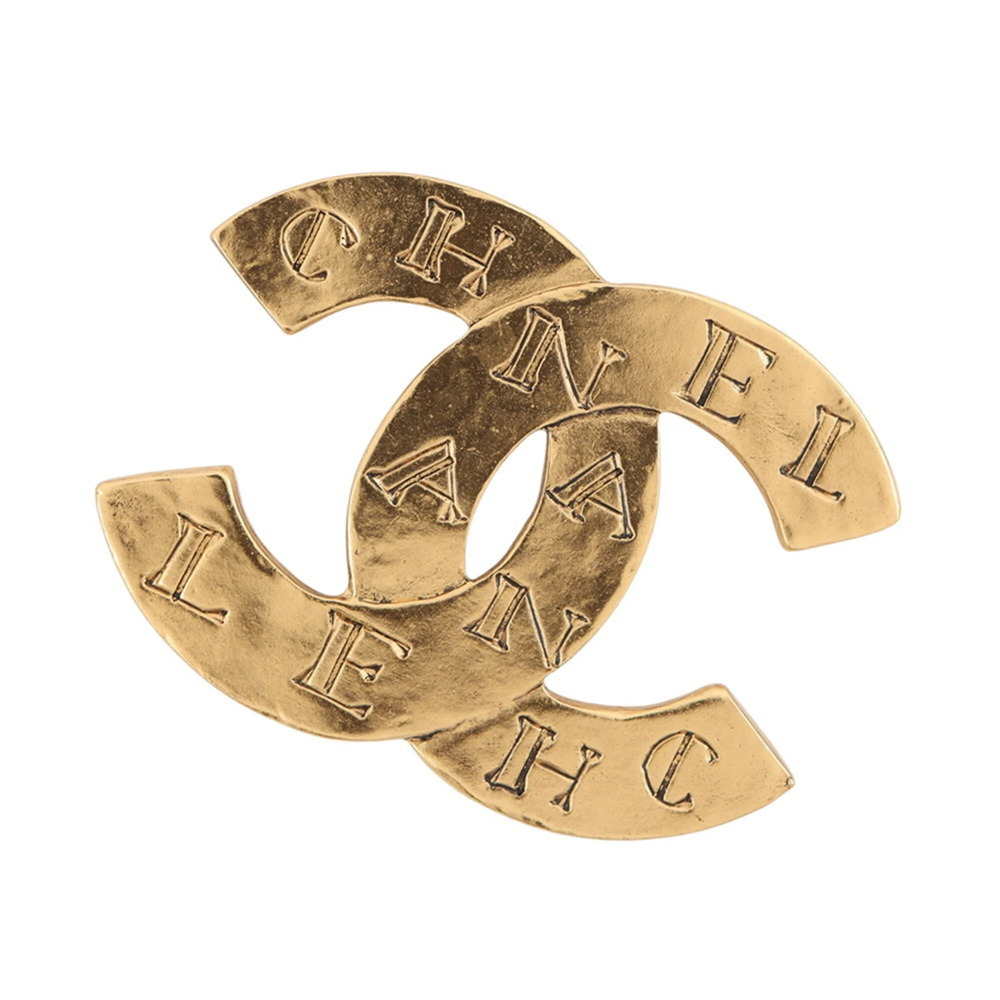 CHANEL Logo Brooch